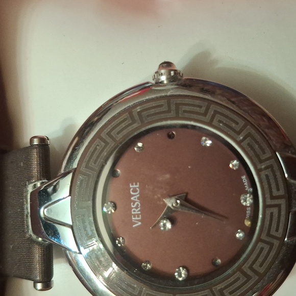 Versace Brown Luxury Watch with Stainless Steel Case - Picture 4 of 4